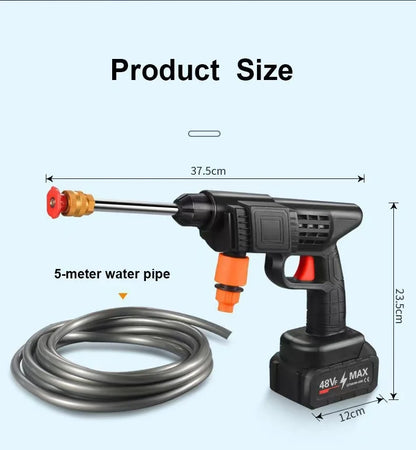 pistolet à eau, une batterie